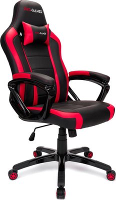Комп'ютерне крісло для геймера Pro-Gamer Atilla Black/Red 312172 фото