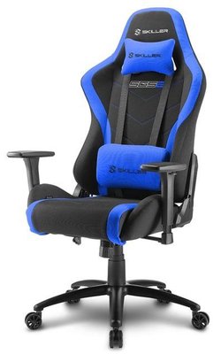 Комп'ютерне крісло для геймера Sharkoon Skiller SGS2 Black-Blue 326567 фото
