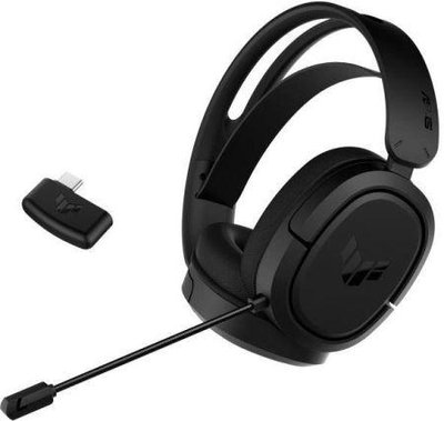 Комп'ютерна гарнітура Asus Tuf Gaming H1 Wireless Black (90YH0391-B3UA00) 499654 фото