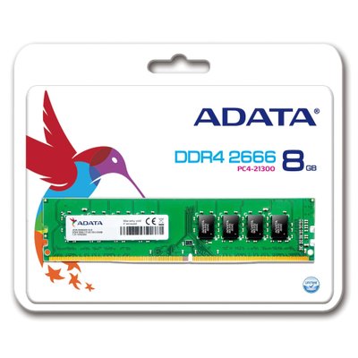 Память для настольных компьютеров Adata 8 GB DDR4 2666 MHz (AD4U266638G19-S) 503707 фото