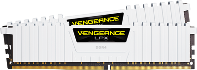 Пам'ять для настільних комп'ютерів Corsair 16 GB (2x8GB) DDR4 3000 MHz Vengeance LPX (CMK16GX4M2D3000C16W) 338245 фото