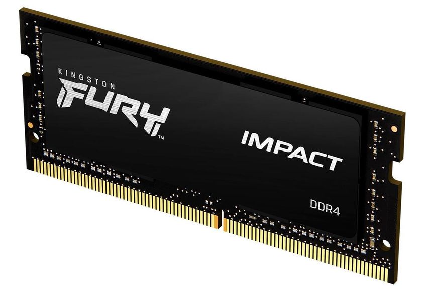Пам'ять для ноутбуків Kingston Fury 64 GB (2x32GB) SO-DIMM DDR4 2666 MHz Impact (KF426S16IBK2/64) 466598 фото