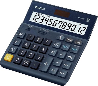Настольный калькулятор Casio 3722 (DH-12ET) 478353 фото