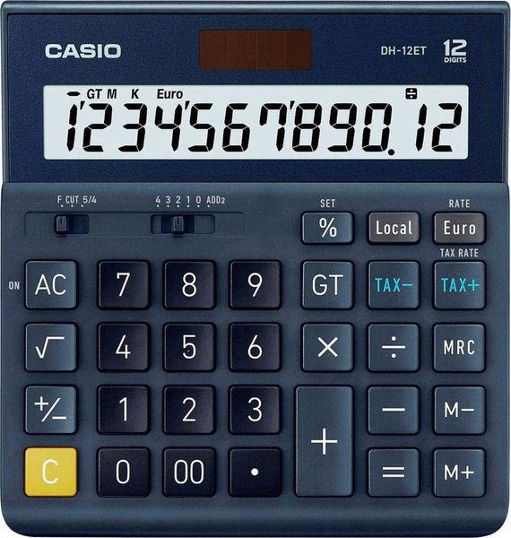 Настільний калькулятор Casio 3722 (DH-12ET) 478353 фото