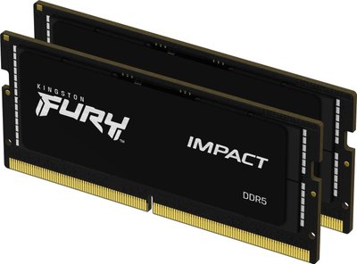 Оперативна пам'ять для ноутбуків Kingston Fury 64 GB (2x32GB) SO-DIMM DDR5 5600 MHz Impact (KF556S40IBK2-64) 478312 фото