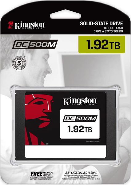 SSD накопичувач Kingston DC500M 1.92 TB (SEDC500M/1920G) 339017 фото