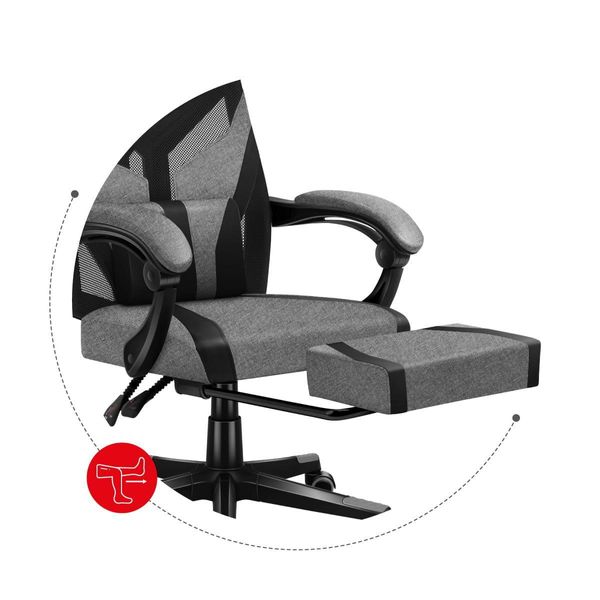 Комп'ютерне крісло для геймера Huzaro Combat 5,0 Gray 464098 фото