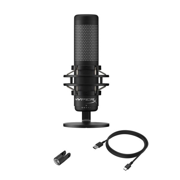 Мікрофон для ПК/ для стрімінгу, подкастів HyperX QuadCast S (HMIQ1S-XX-RG/G) 346365 фото