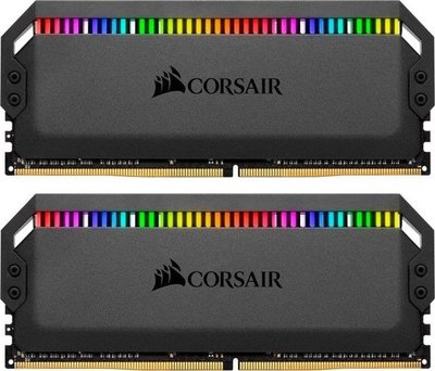 Пам'ять для настільних комп'ютерів Corsair 32 GB (2x16GB) DDR4 3600 MHz Dominator Platinum RGB (CMT32GX4M2Z3600C18) 341370 фото