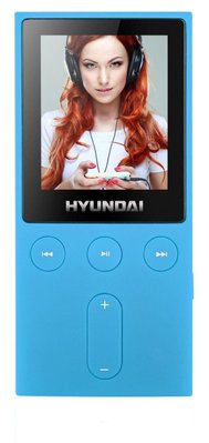 Компактный MP3 плеер Hyundai MPC 501 GB4 FM BL 4GB Blue 461538 фото