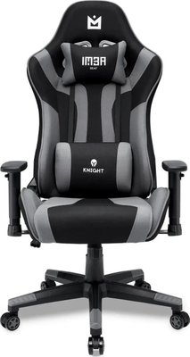 Компьютерное кресло для геймера IMBA seat KNIGHT Black-Grey 366078 фото