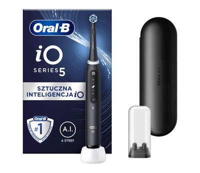 Електрична зубна щітка Oral-B iO Series 5 Black 465305 фото