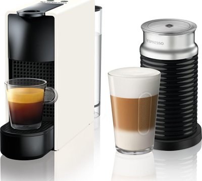 Капсульна кавоварка еспресо Krups Nespresso Essenza Mini Aeroccino 3 XN1111 296481 фото