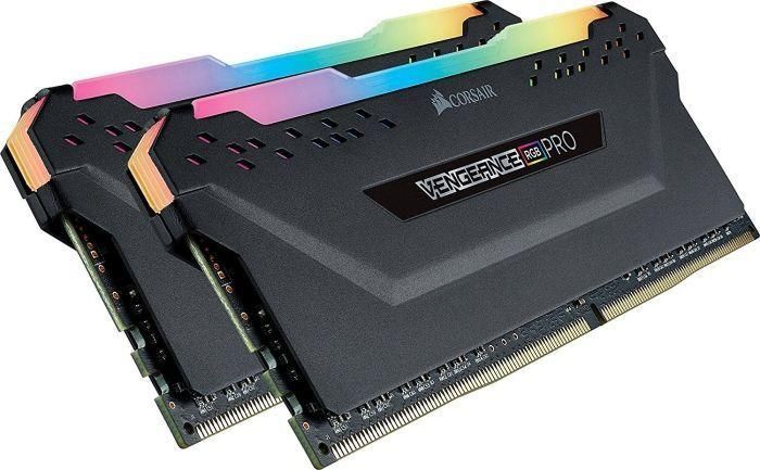 Пам'ять для настільних комп'ютерів Corsair 64 GB (2x32GB) DDR4 3200 MHz Vengeance RGB Pro (CMW64GX4M2E3200C16) 340043 фото