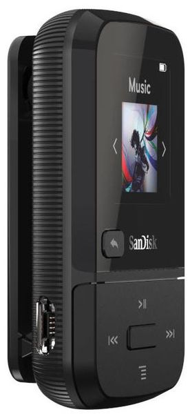 Компактний MP3 плеєр SanDisk Clip Sport Go 32GB Black (SDMX30-032G-G46K) 305424 фото
