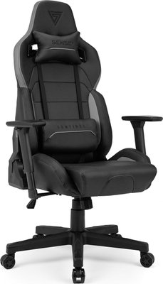 Комп'ютерне крісло для геймера Sense7 Sentinel Black/Grey 342853 фото