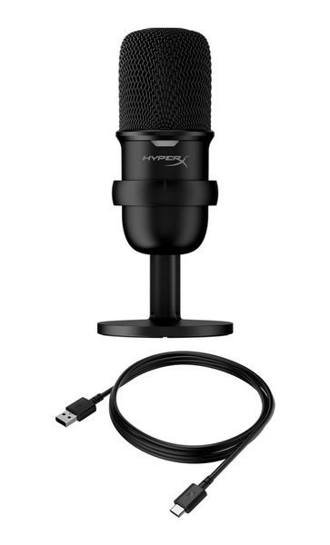 Мікрофон для ПК / для стрімінгу, подкастів HyperX SoloCast Black (HMIS1X-XX-BK/G) 346366 фото