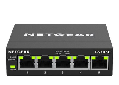 Коммутатор управляемый уровня 2 Netgear GS305E (GS305E-100PES) 477165 фото