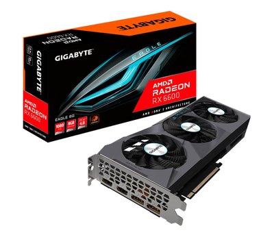 Видеокарта Gigabyte Radeon RX 6600 EAGLE 8G (GV-R66EAGLE-8GD) 355627 фото