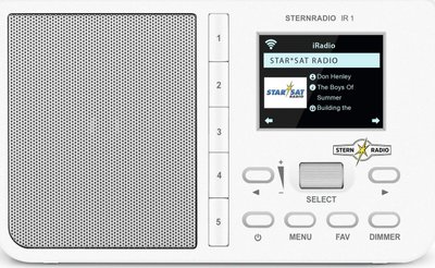 Радіоприймач TechniSat Sternradio IR 1 White 318425 фото