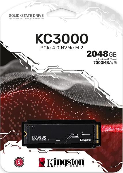SSD накопичувач Kingston KC3000 2048 GB (SKC3000D/2048G) 355533 фото
