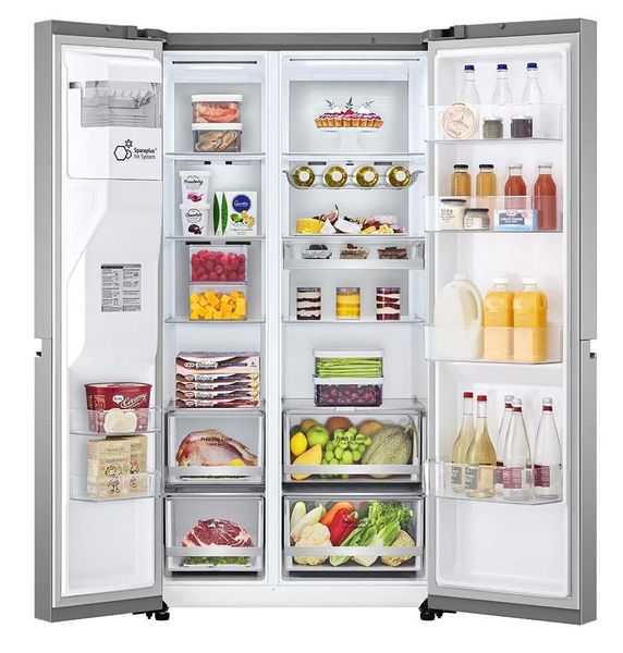 Холодильник з морозильною камерою LG GSLV90PZAD 479344 фото