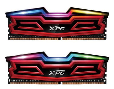 Память для настольных компьютеров Adata 16 GB (2x8GB) DDR4 2400 MHz XPG Spectrix D40 Red (AX4U240038G16-DRS) 504164 фото