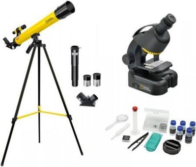 Мікроскоп + Телескоп оптичний National Geographic Мікроскоп Junior 40-640x + Телескоп 50/600 (9118300) 499811 фото