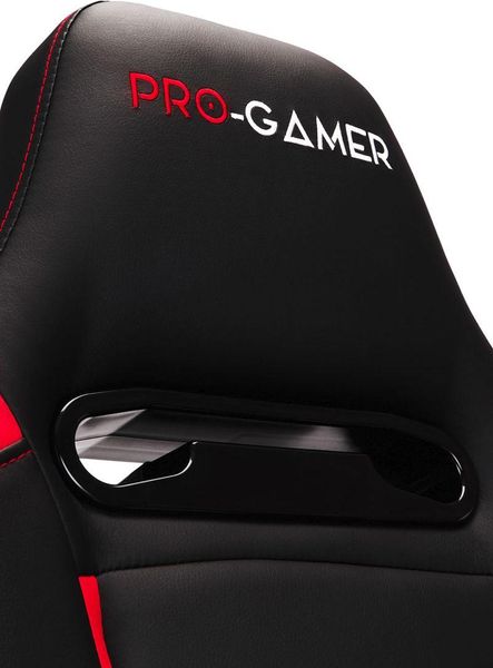 Компьютерное кресло для геймера Pro-Gamer Atilla Black/Red 312172 фото