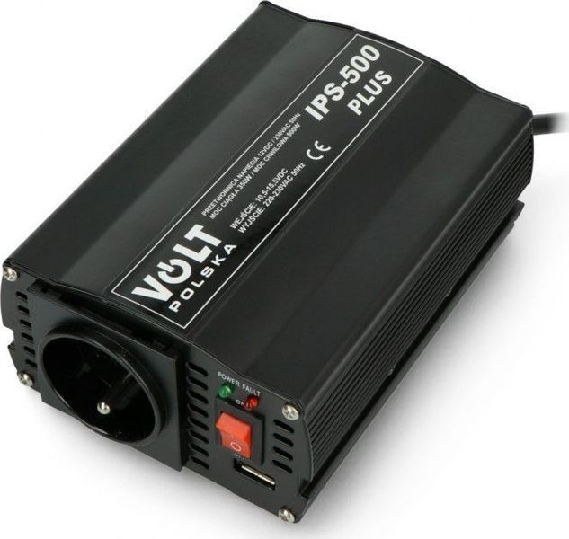 Перетворювач (інвертор) Volt Polska IPS-500 Plus 12/230V (3IPS50012P) 563283 фото