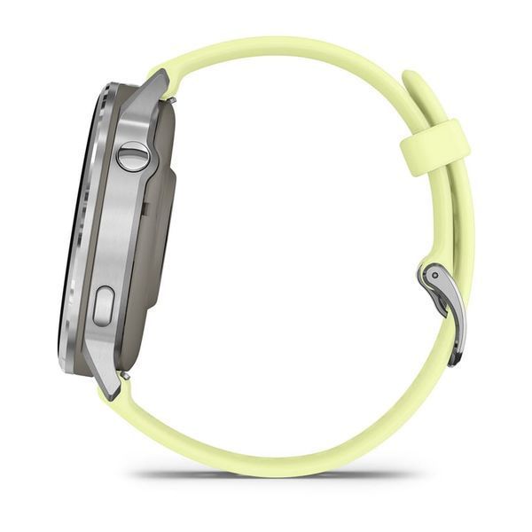 Смарт-годинник Garmin Venu 4 45 mm Silver with Citron Silicone Band (010-03014-02) 613091 фото