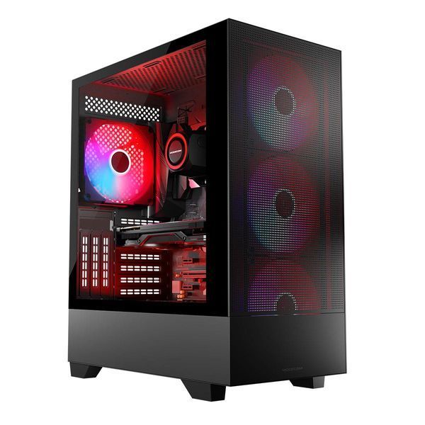 Корпус Modecom Siroco ARGB Flow Midi Black (AT-SIROCO-MG-10-00ARGB-0002) 503198 фото
