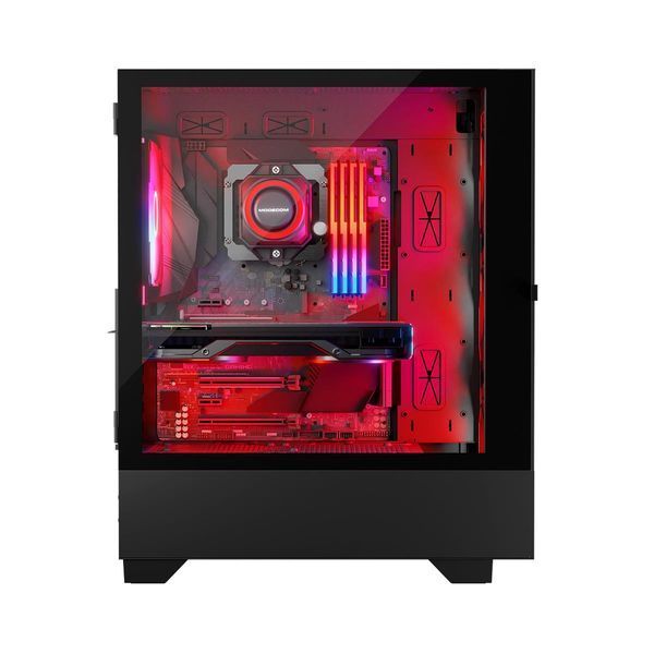 Корпус Modecom Siroco ARGB Flow Midi Black (AT-SIROCO-MG-10-00ARGB-0002) 503198 фото