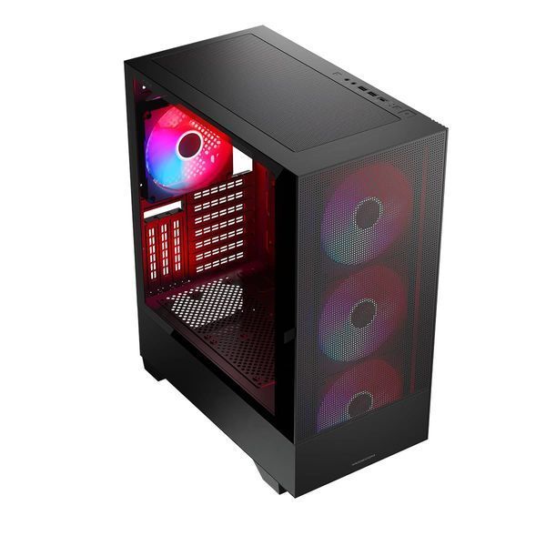 Корпус Modecom Siroco ARGB Flow Midi Black (AT-SIROCO-MG-10-00ARGB-0002) 503198 фото