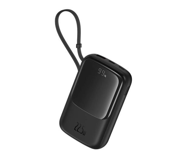 Зовнішній акумулятор (павербанк) Baseus Qpow Pro+ 10000mAh Black (P10067101113-00) 614703 фото