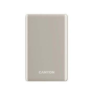 Внешний аккумулятор (павербанк) Canyon OnPower 510 Slim Magsafe 10000mAh 20W Beige (CNS-CPB510BE) 614026 фото