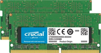 Пам'ять для ноутбуків Crucial 64 GB (2x32 GB) SO-DIMM DDR4 3200 MHz (CT2K32G4SFD832A) 441628 фото