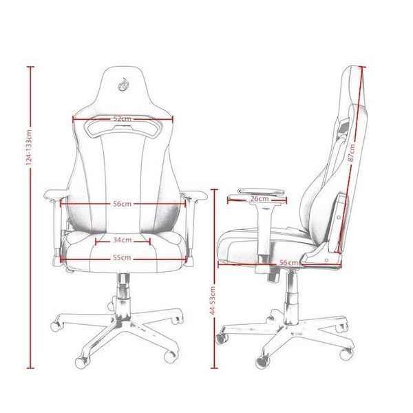 Компьютерное кресло для геймера Nitro Concepts E250 Radiant White 464167 фото