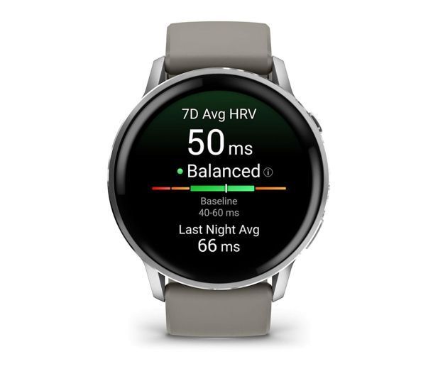 Смарт-годинник Garmin Venu 4 45 mm Silver with Silver Gray Silicone Band (010-03014-01) 614740 фото