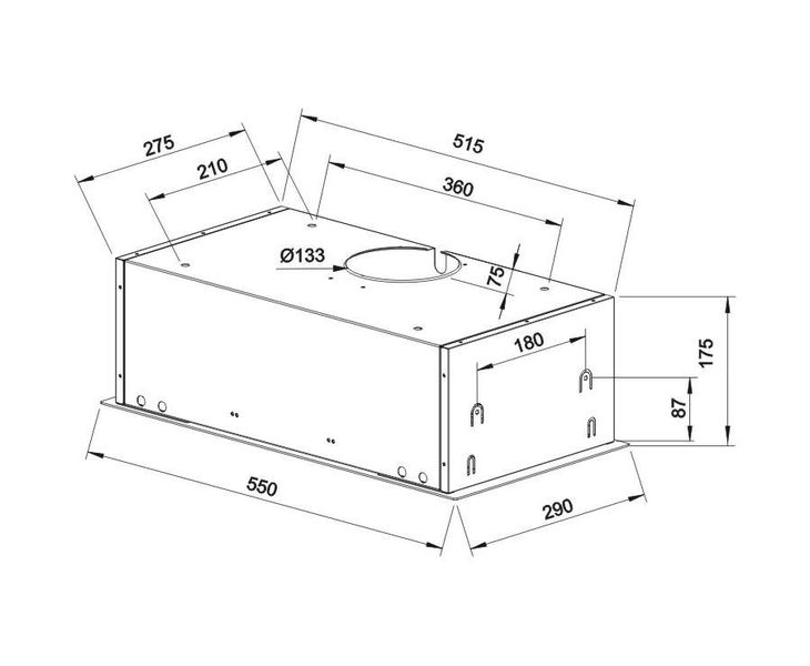 Вытяжка встраиваемая Teka GFG2 SS (40446753) 138135 фото