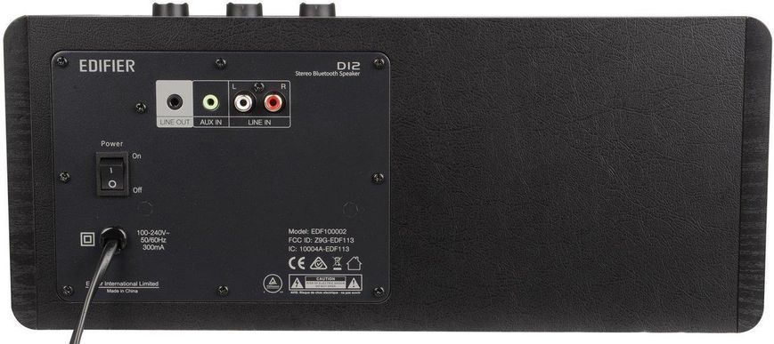 Моноблочна акустична система Edifier D12 Black 357165 фото