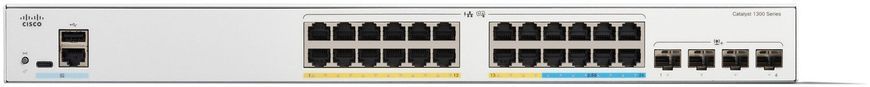 Комутатор керований рівня 2 Cisco Catalyst C1300-24MGP-4X 526377 фото