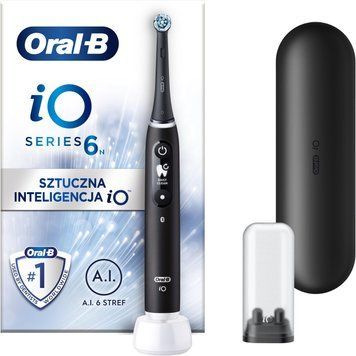 Электрическая зубная щетка Oral-B iO Series 6N Black 605067 фото