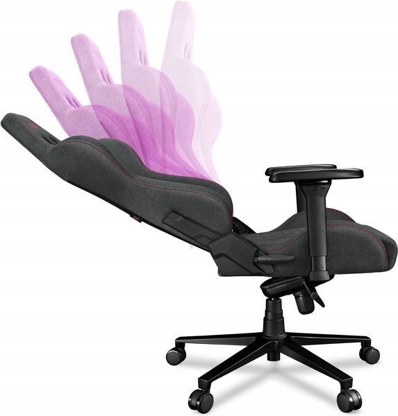 Компьютерное кресло для геймера Yumisu 2050 Magnetic Gray-Pink 511094 фото