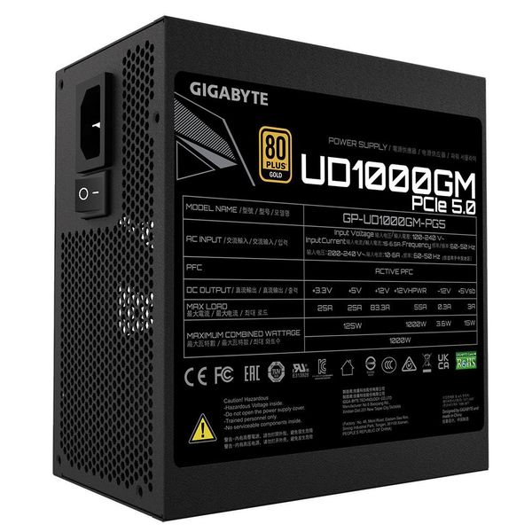 Блок живлення Gigabyte UD1000GM PG5 (GP-UD1000GM-PG5) 371219 фото