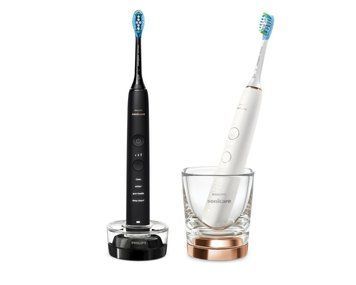 Электрическая зубная щетка Philips Sonicare DiamondClean 9000 White & Black (HX9914/57) 517471 фото