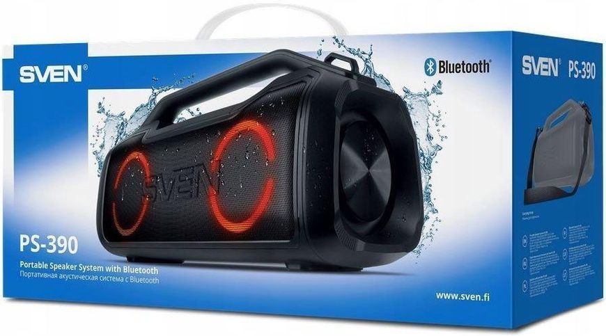 Портативная колонка Sven PS-390 Black 609410 фото