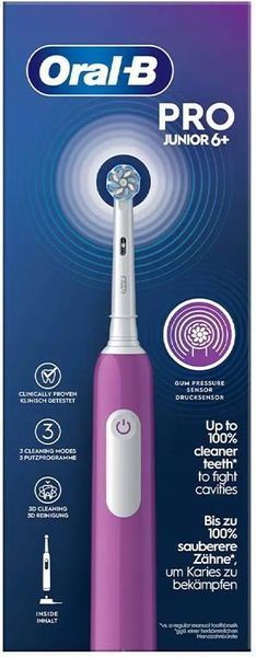 Електрична зубна щітка Oral-B Junior 6+ Pro Purple 605070 фото