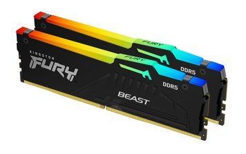 Пам'ять для настільних комп'ютерів Kingston Fury 16 GB (2x8GB) DDR5 6000 MHz Beast RGB (KF560C36BBEAK2-16) 478303 фото