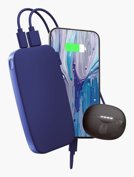 Внешний аккумулятор (павербанк) Fresh n Rebel Powerbank 20W 12000 mAh Blue (2PB12100TB) 613681 фото